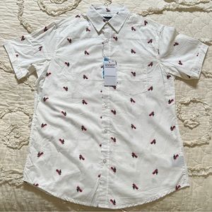 NWT MENS MONUMENT CHRISTMAS TREE TRUCK SHIRT MED
